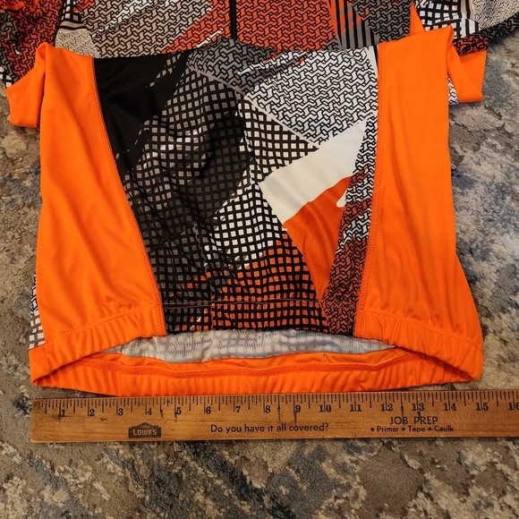 NWT SCAT Half Zip Cycling Jersey. Orange black. Men's size Large. - Picture 14 of 16